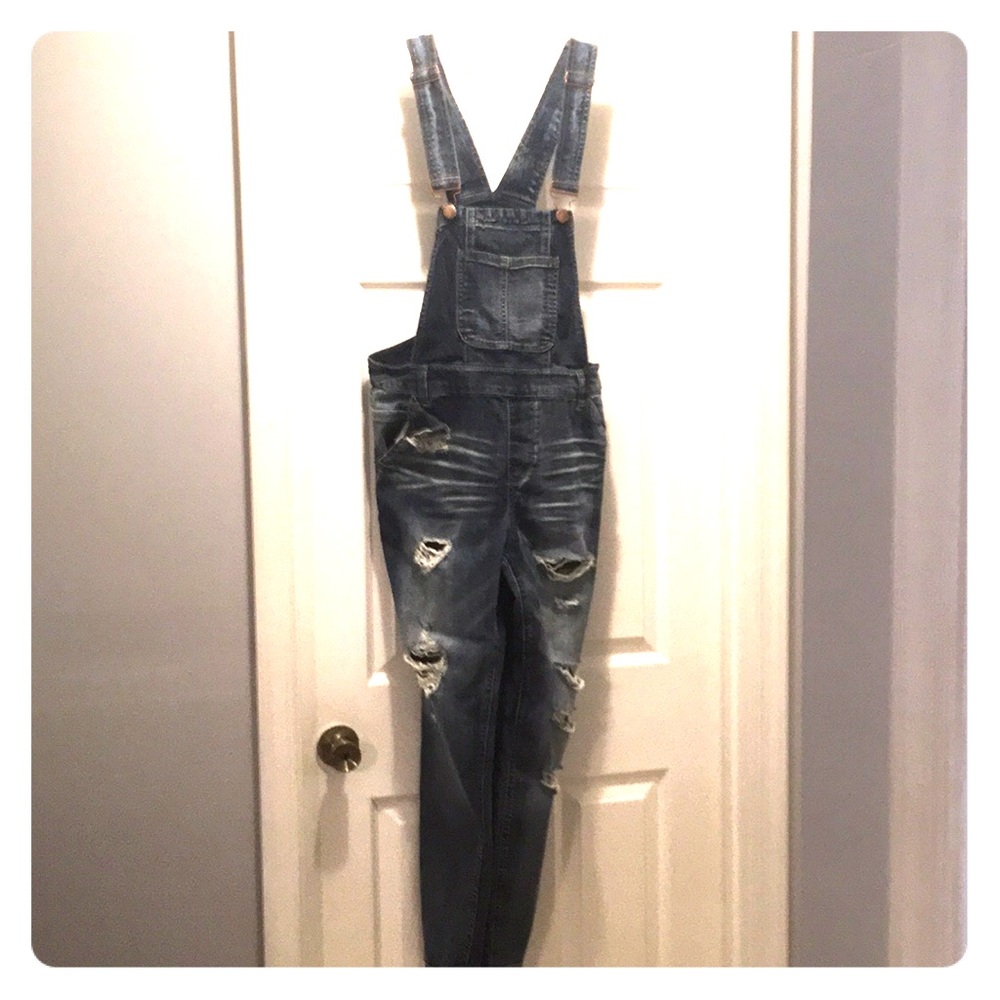 Dollhouse Distressed Overalls
